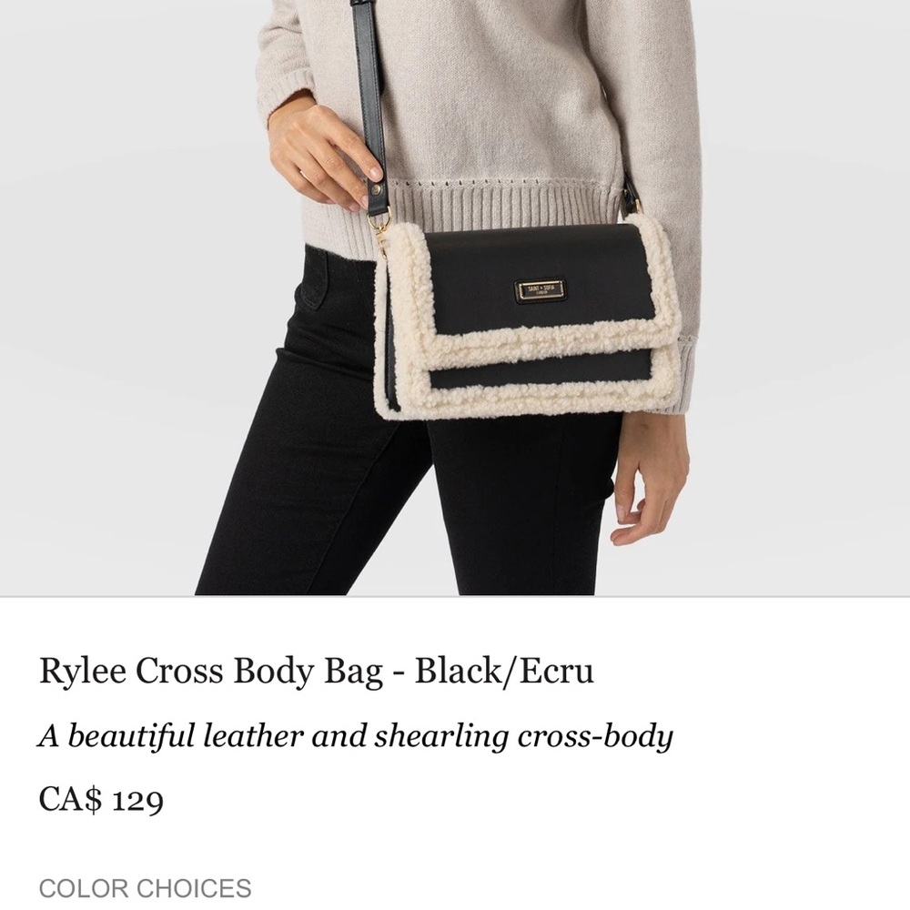 Crossbody Sherpa bag